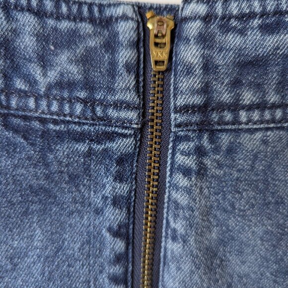 Generation K Asymmetrical Demin Mini Jean Skirt Size 4 - Picture 3 of 10